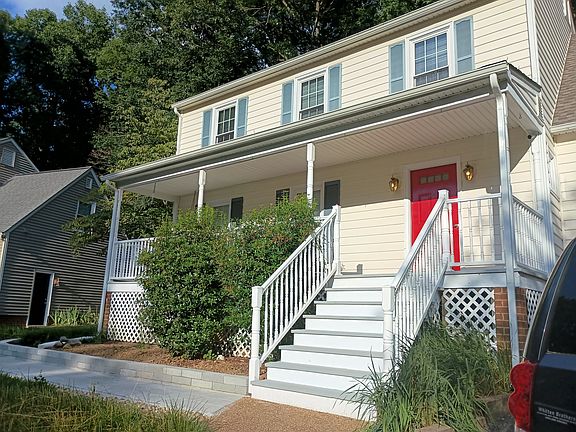 Front steps and path