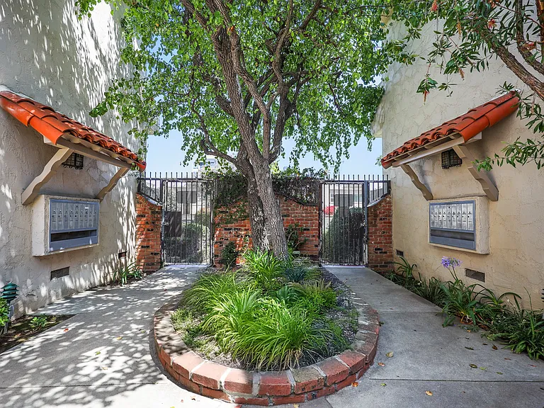 Interior Courtyard and Mailbox Area