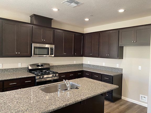 Kitchen with stainless steel appliances