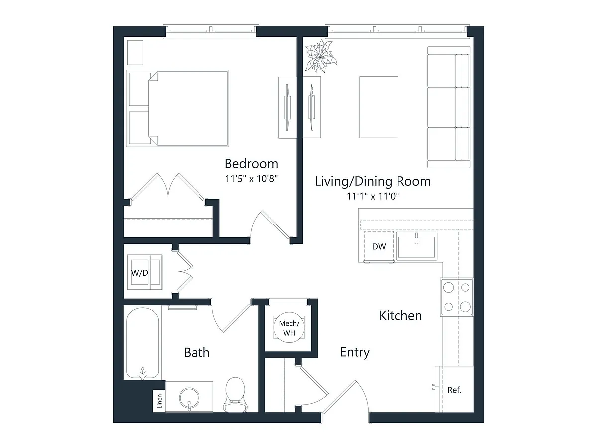 Floor plan A1