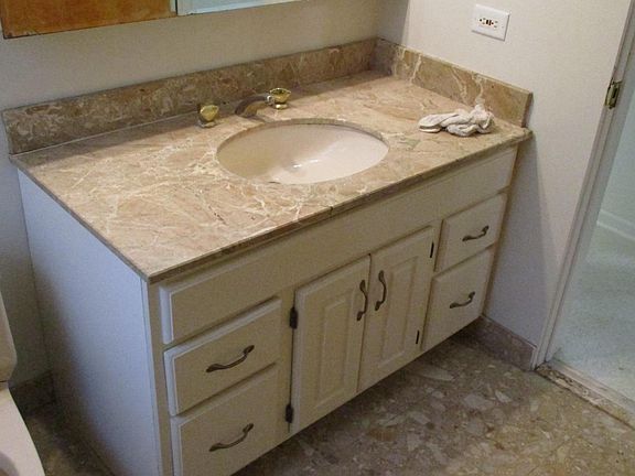 Bathroom with Marble Tile