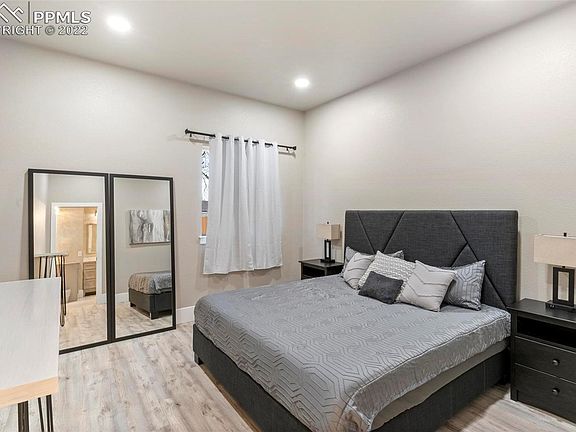 Furnished master bedroom