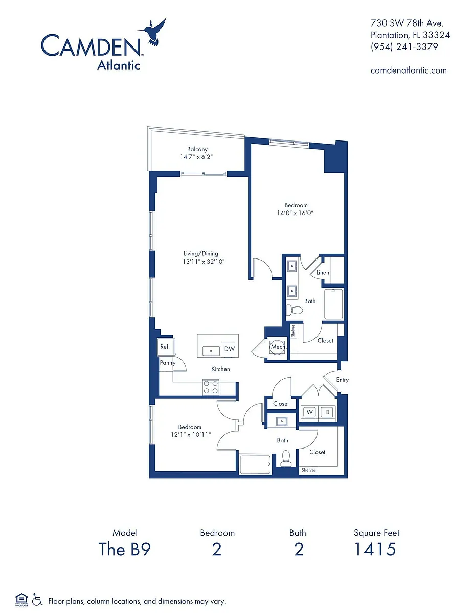 Floor plan The B9