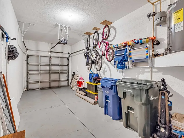 Garage space great for storage