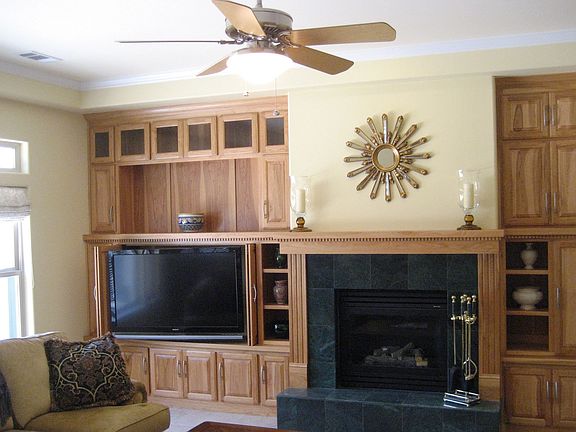 Hideaway flat screen Sony TV included