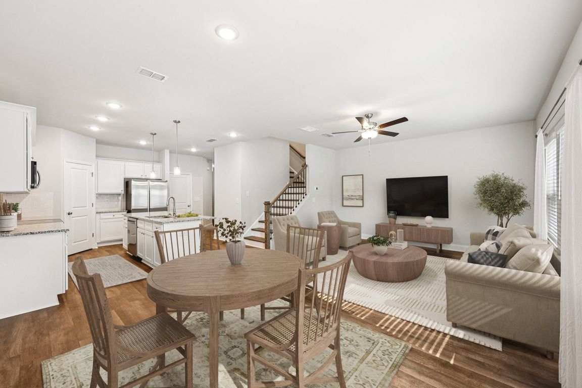 Westport Floorplan Living & Dinning Room.