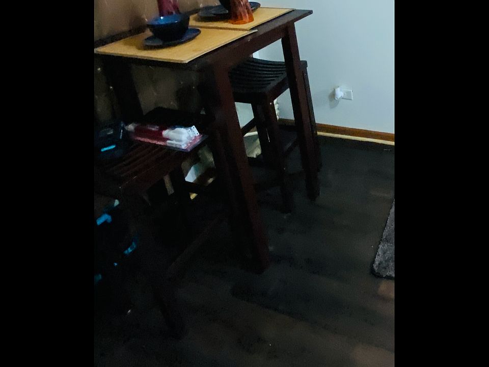 First bedroom with separate eating space, full closet, very sunny and bright