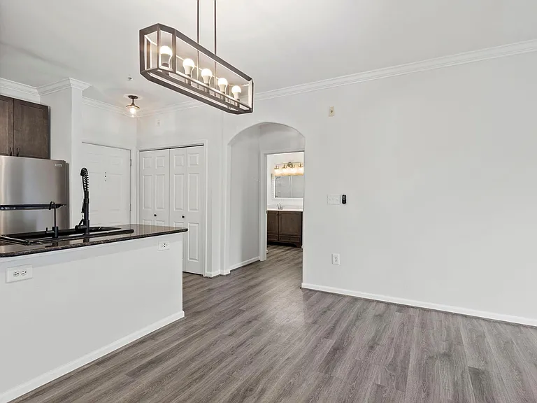Access to guest bathroom and bedroom area.