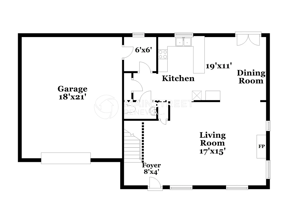 Floor Plan - 8293 Chatham Oaks Dr