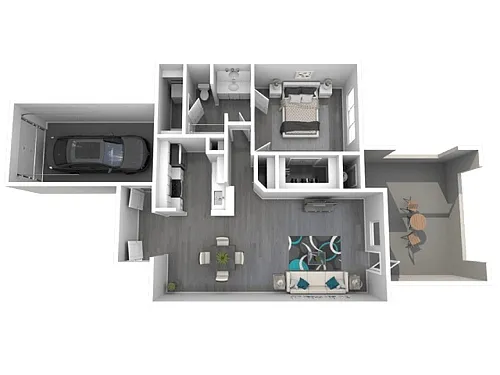 Floor plan Dobson with Garage