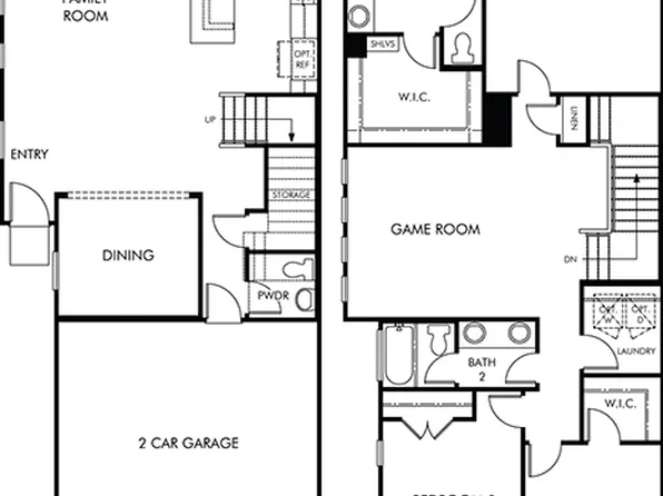 The Weston (S105) Plan, Spring Brook Village - City Series