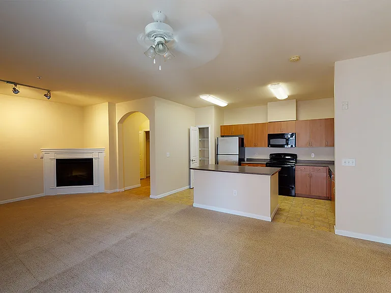 Griffis Lake Washington A8 kitchen with cherry cabinets.