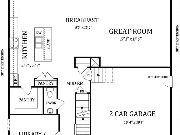 Optional Alternate First Floor