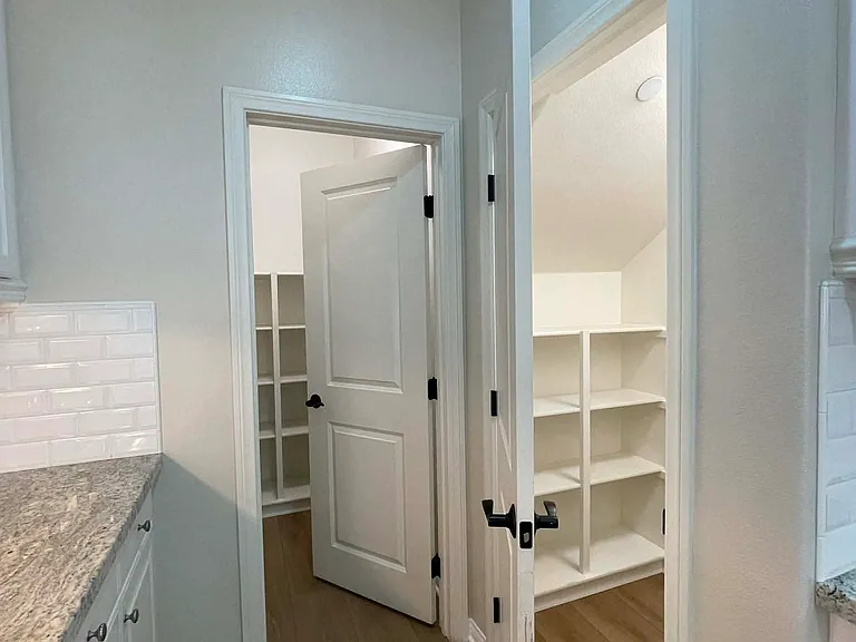Kitchen Double Pantry.