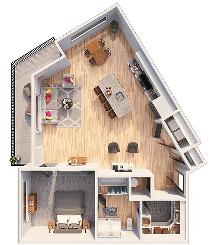 Floor plan B2