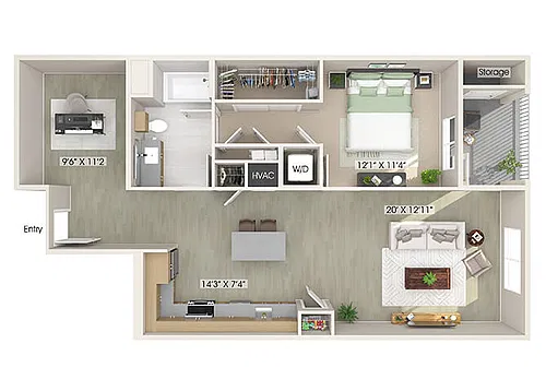 Floor plan A10D