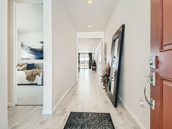 Main Entrance with Bedroom 1 and 2 on the left