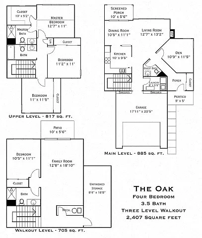 Floor plan Oak - C