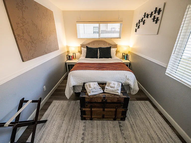 Bedroom #2 with queen bed