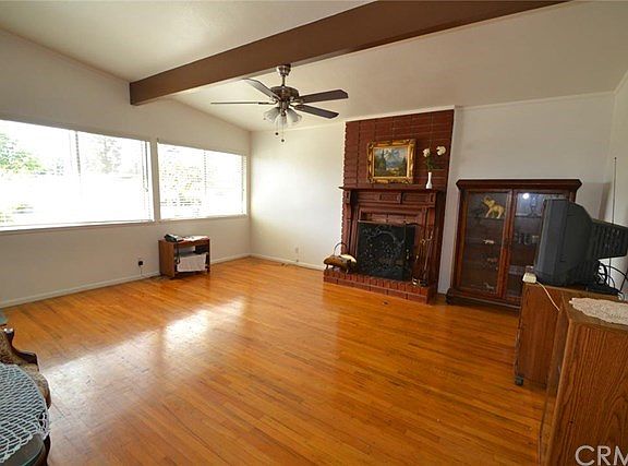 Living room is south facing, light & bright interior.