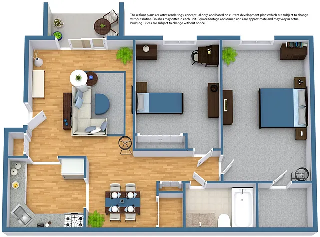 Floor plan Bavarian Partial