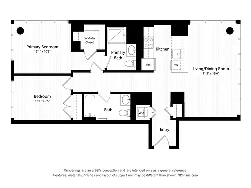 Floor plan Continuum 57_B5