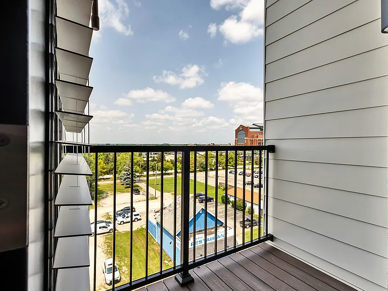 Balcony View on a Sunny Day