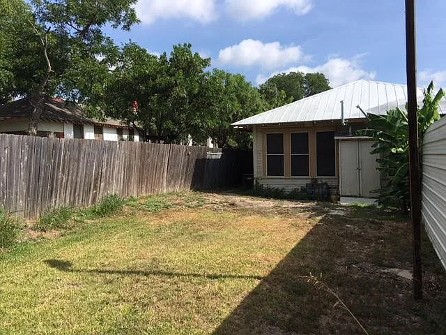 Private back yard