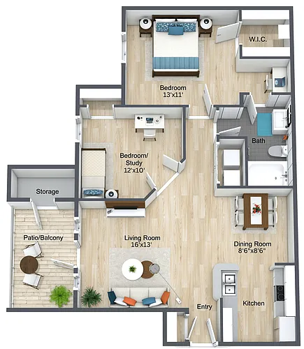Floor plan Sommerville