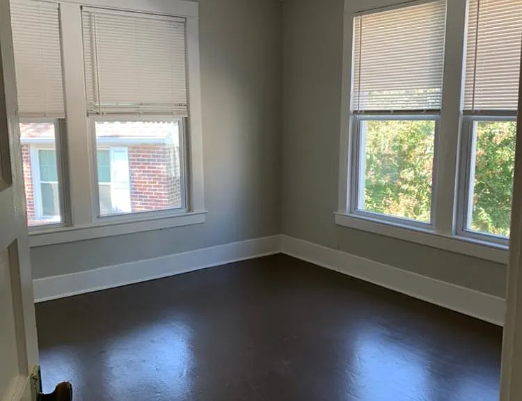 Bedroom 1; Currently painted gray
