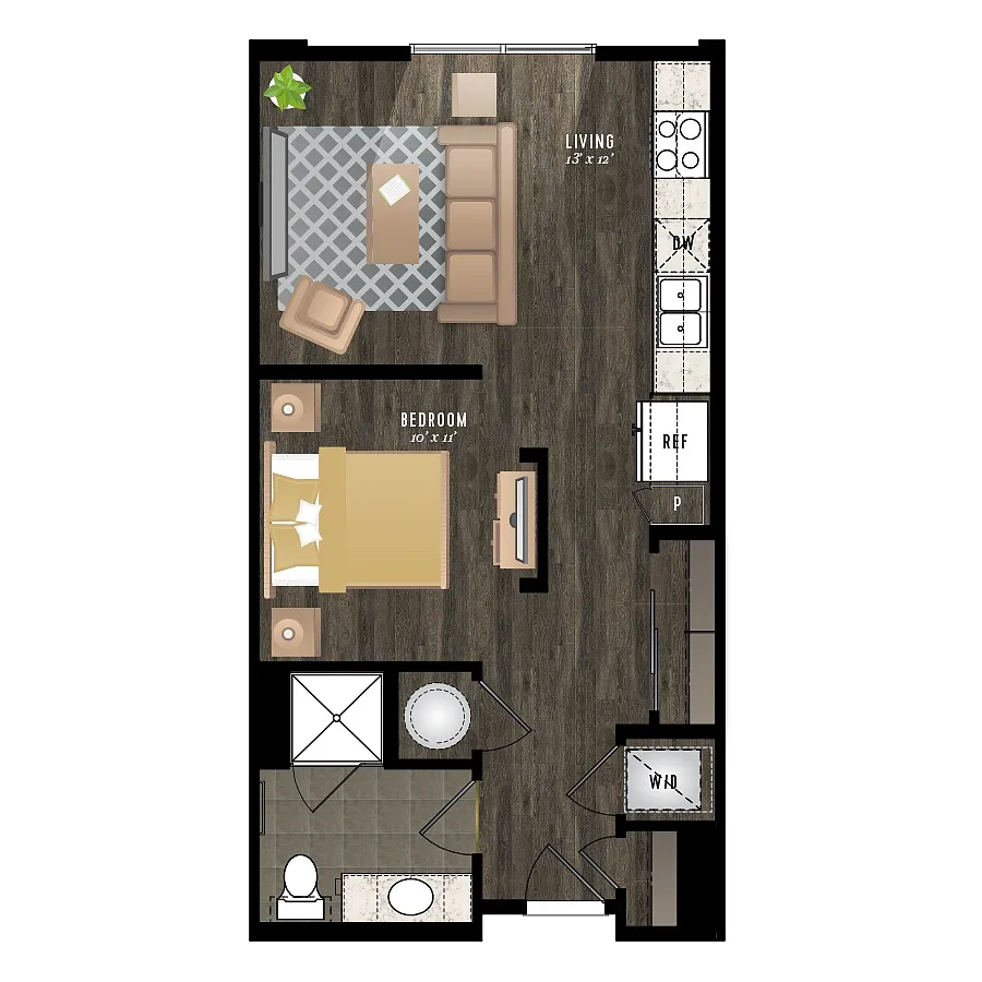 Floor plan E1