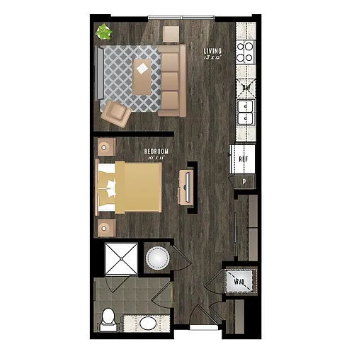 Floor plan E1