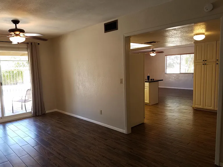 dining room facing south west toward kitchen and family room