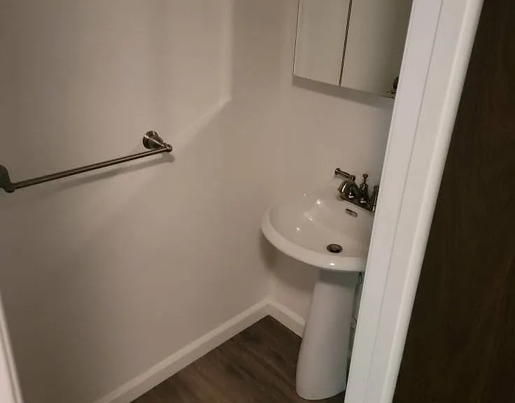Downstairs half bath
