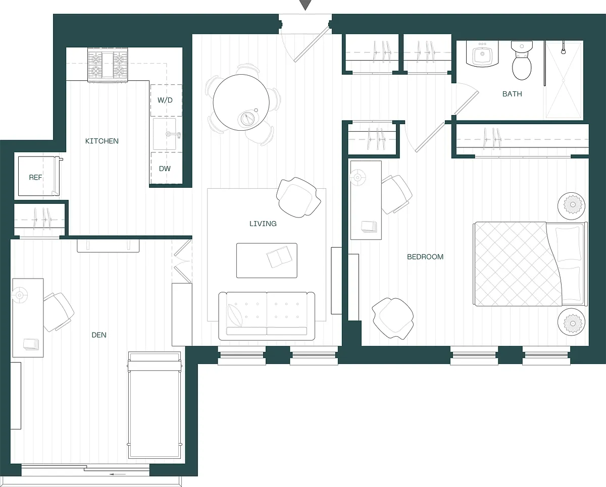 Floor plan F1D