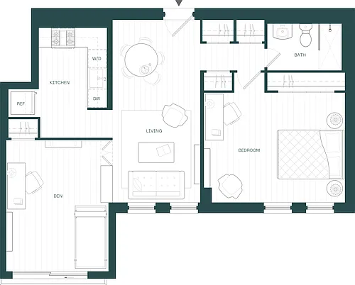 Floor plan F1D