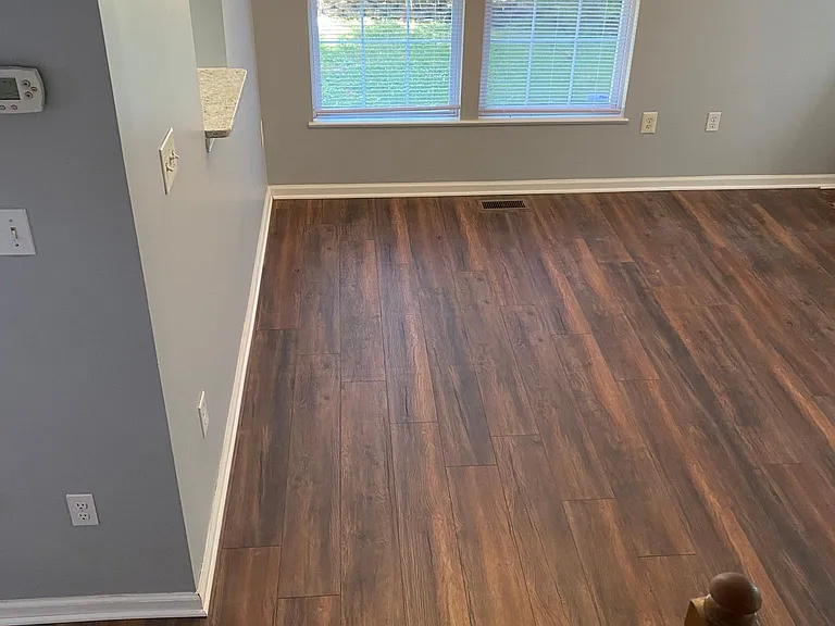Dining room without furniture