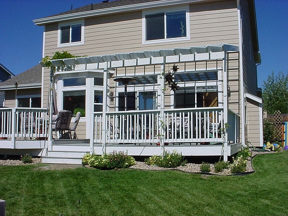 Veiw from the path running behind house down to the Cherry Creek Trail System.
