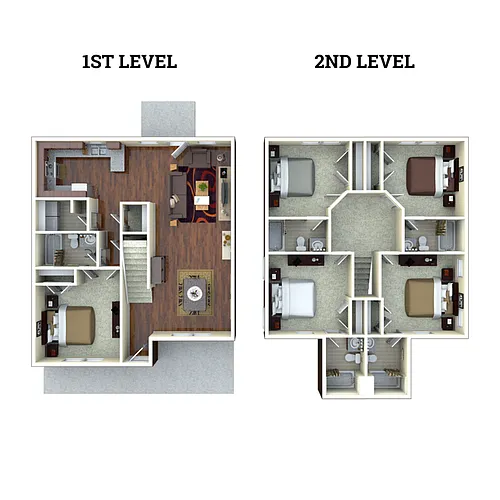 Floor plan Magnolia 5x5