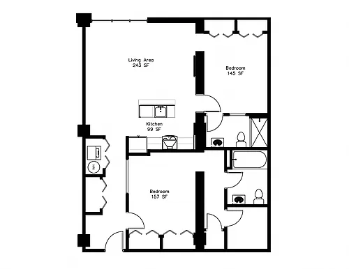 Floor plan B13