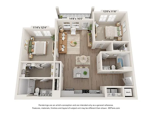 Floor plan Pisgah