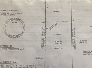 47TH Ave NE, Golden Gate Estates, FL 34117