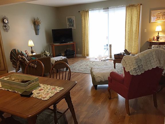 dining room and living area