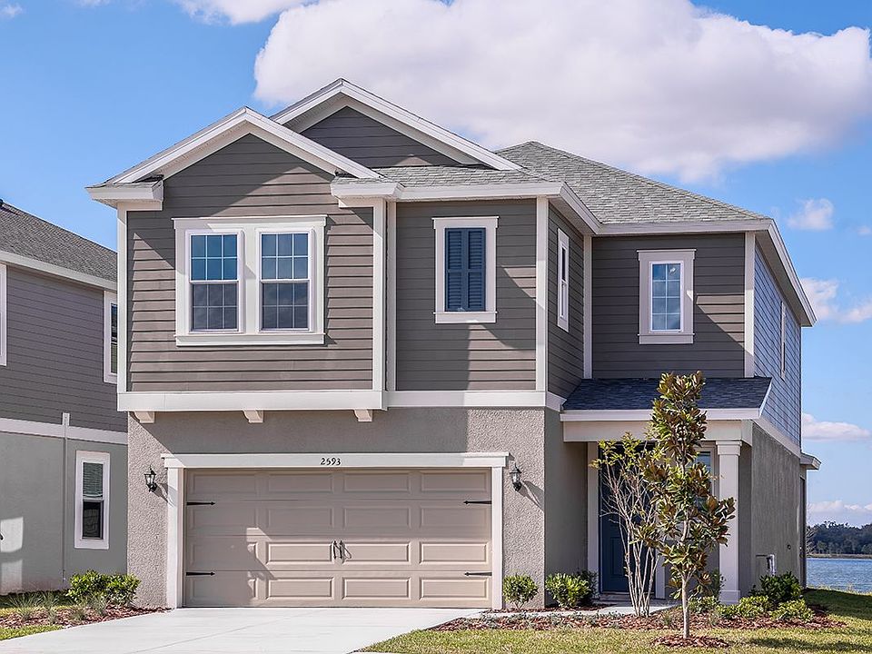 Sebring new home plan coastal elevation at BridgeWater by William Ryan Homes Tampa