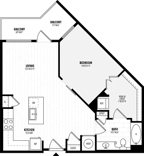 Floor plan A4 Renovated