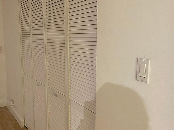 Closet in bedroom