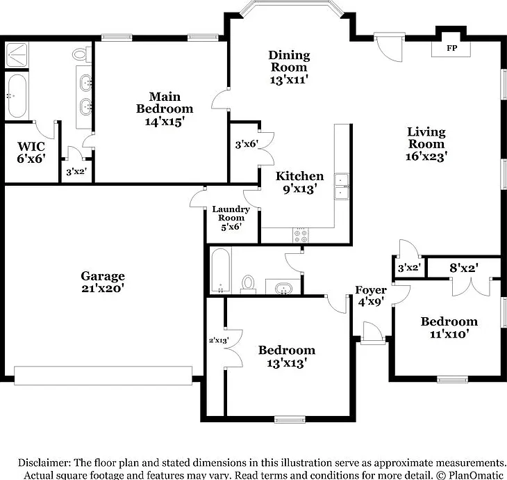 3 bed, 2.0 bath, 1602 sqft, $2,010 — Photo 2