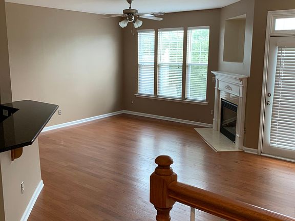 View of downstairs from the stair landing