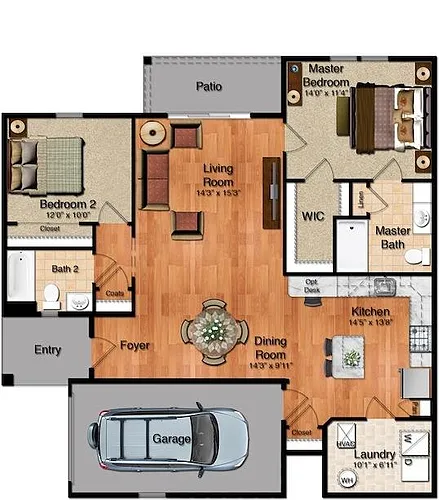 Floor plan The Palmetto