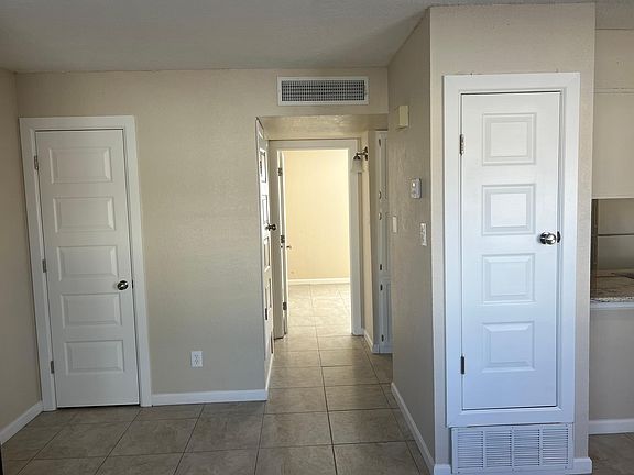 News style doors hall way